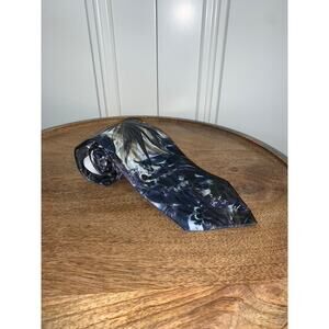 Lago Men's Multicolor Geometric Abstract‎ Silk Designer Tie Made in the USA